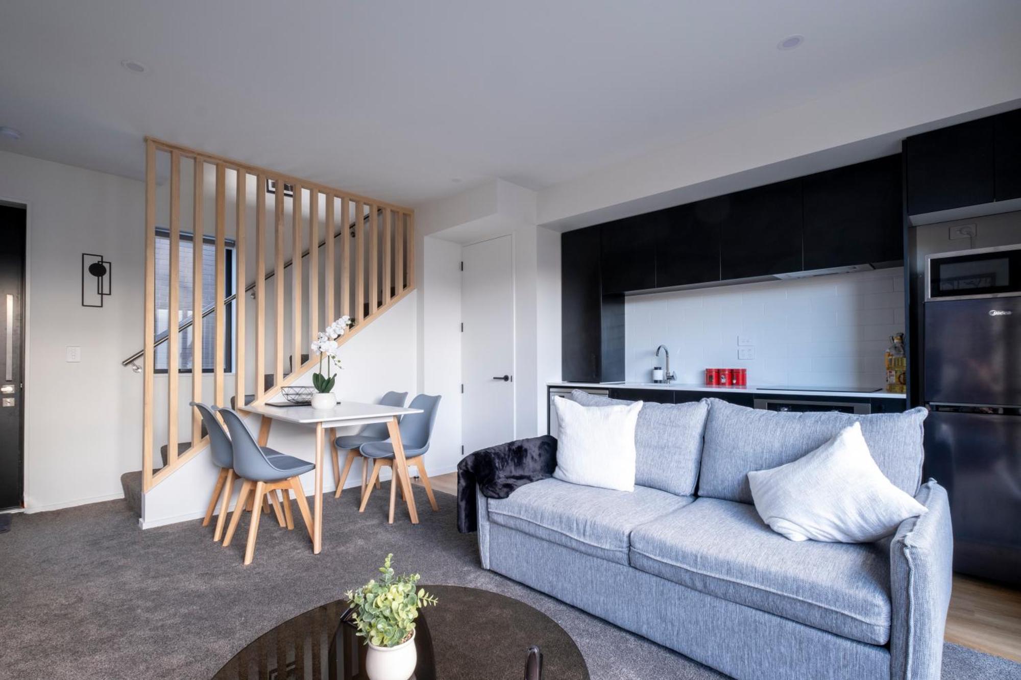 Luxury 2 Bed Townhome In Cbd 基督城 外观 照片